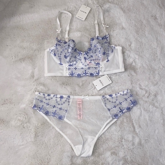 Floral Mesh Lingerie - Picture 2 of 10